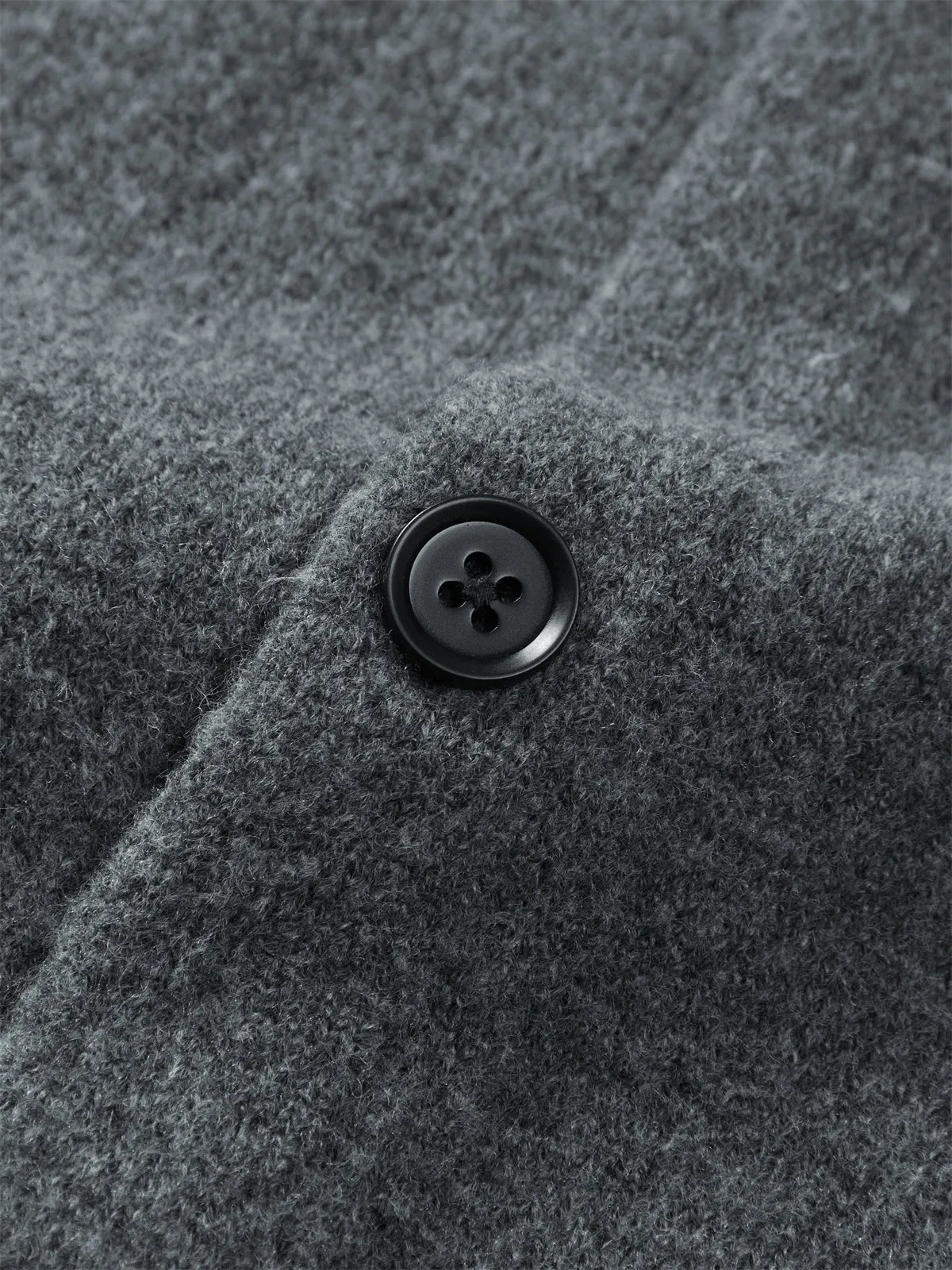 Men's Brushed Knit Cardigan with Dog Embroidery sold by PEACEBIRD product image thumbnail 5