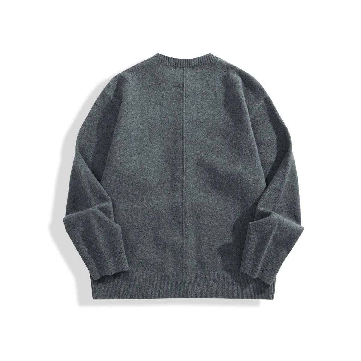 Men's Brushed Knit Cardigan with Dog Embroidery sold by PEACEBIRD product image thumbnail 3