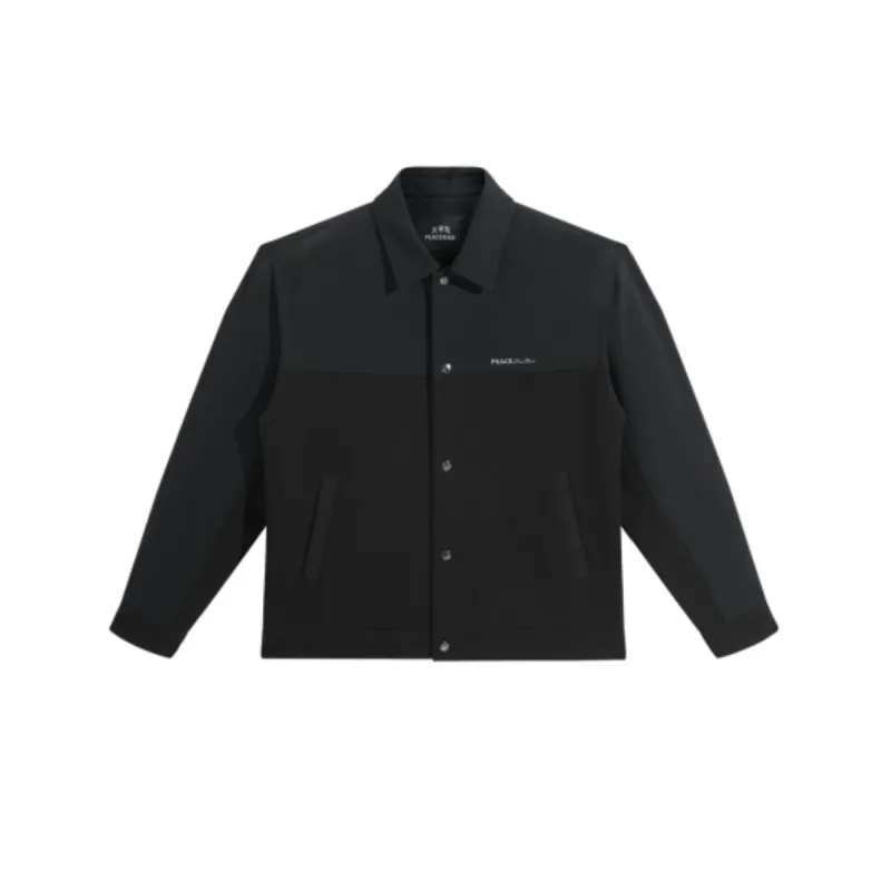 Men's Embroidered Panel Commuter Jacket sold by PEACEBIRD