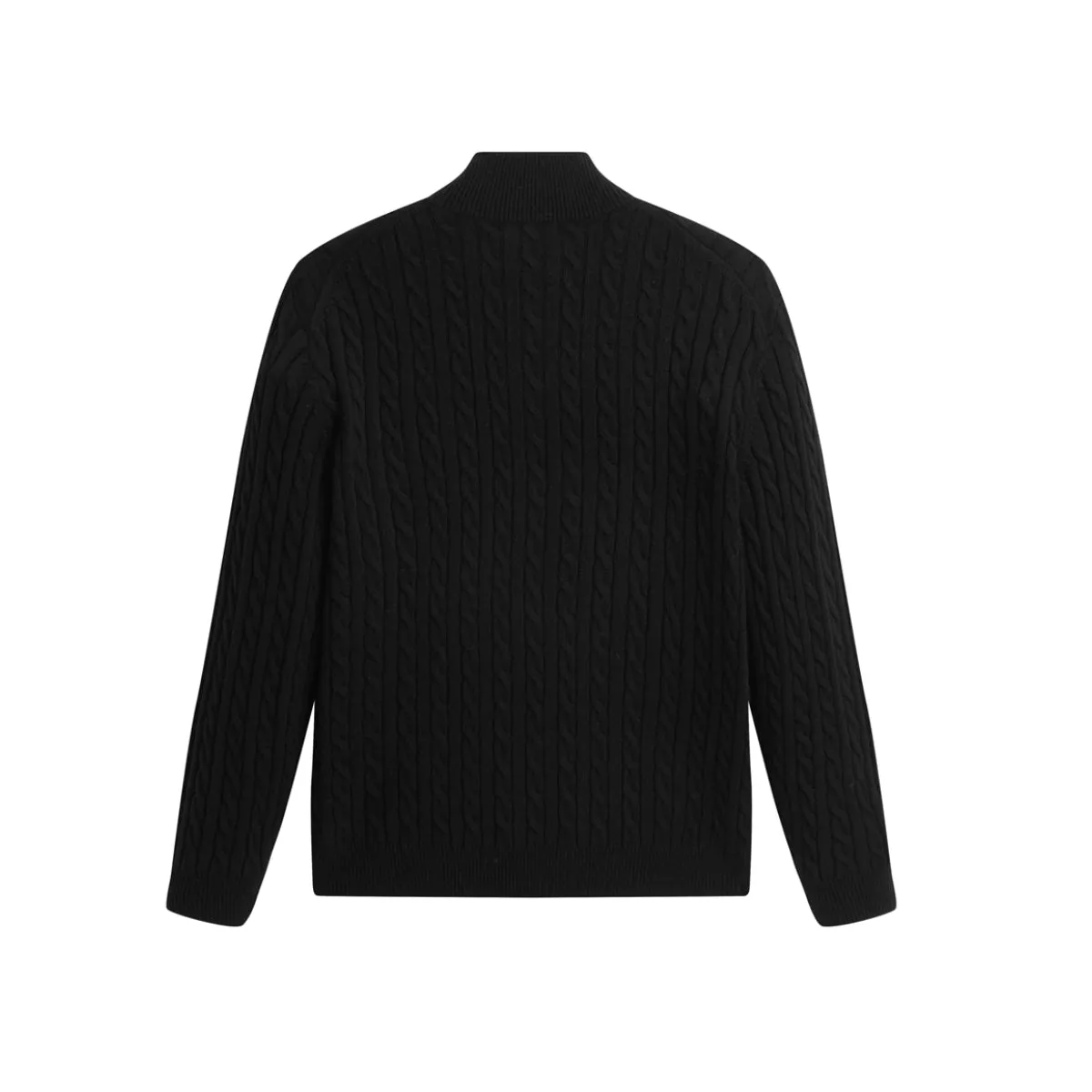 Men's Wool-Blend Cable Knit Textured Sweater sold by PEACEBIRD product image thumbnail 5