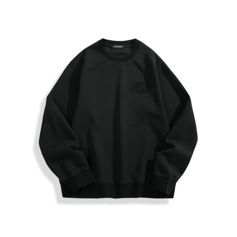 Men's Basic Embroidered Pullover Sweatshirt sold by PEACEBIRD