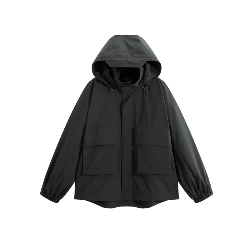 Men's Drawstring Outdoor Hooded Jacket sold by PEACEBIRD
