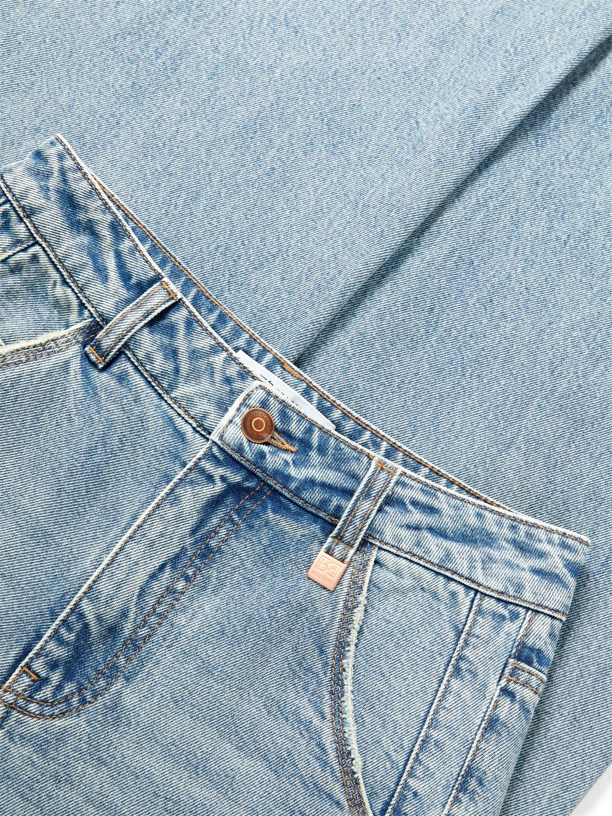 Women's High-Waist Wide-Leg Flared Jeans sold by PEACEBIRD product image thumbnail 5