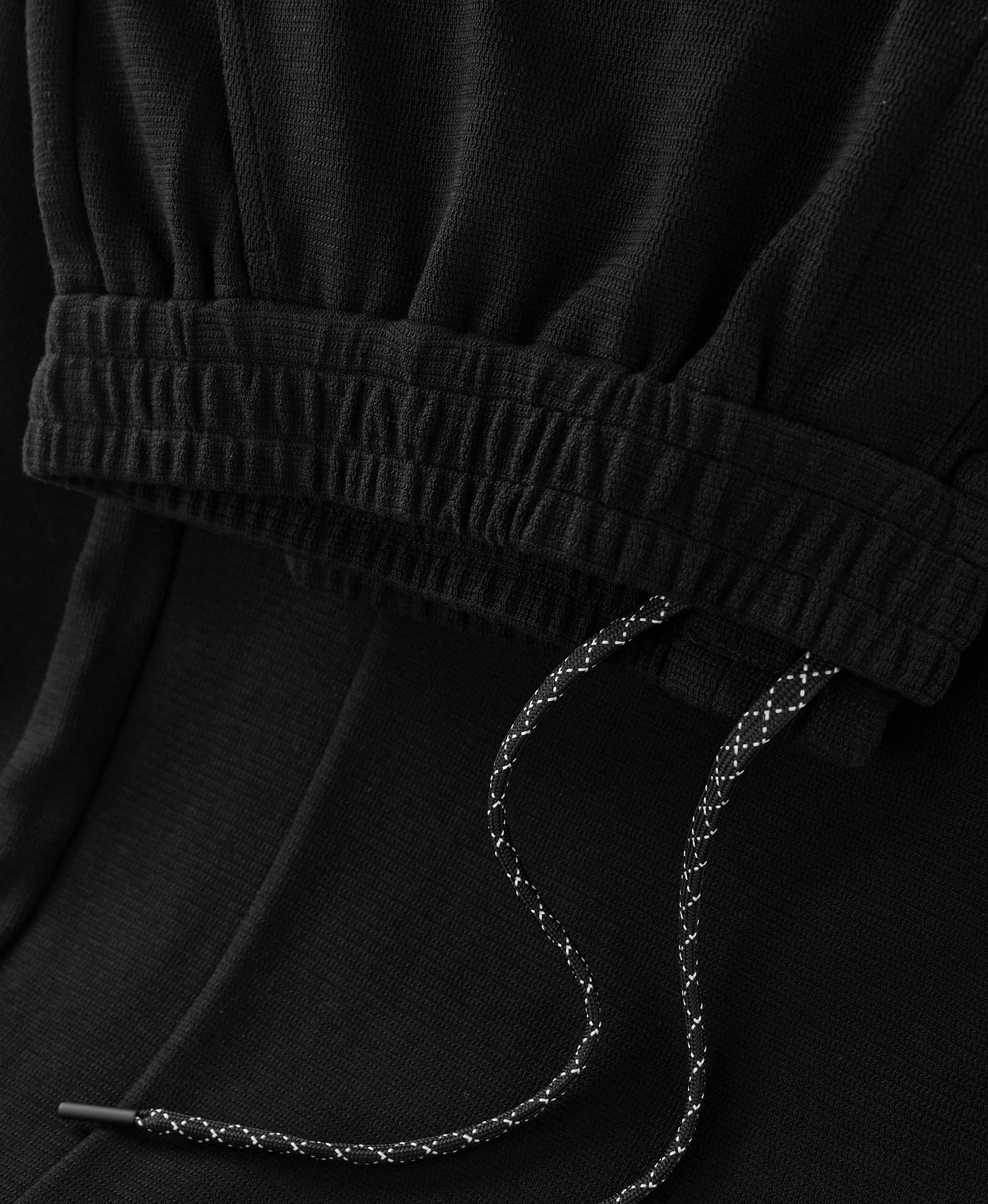 Men's Drawstring Textured Straight Pants sold by PEACEBIRD product image thumbnail 5