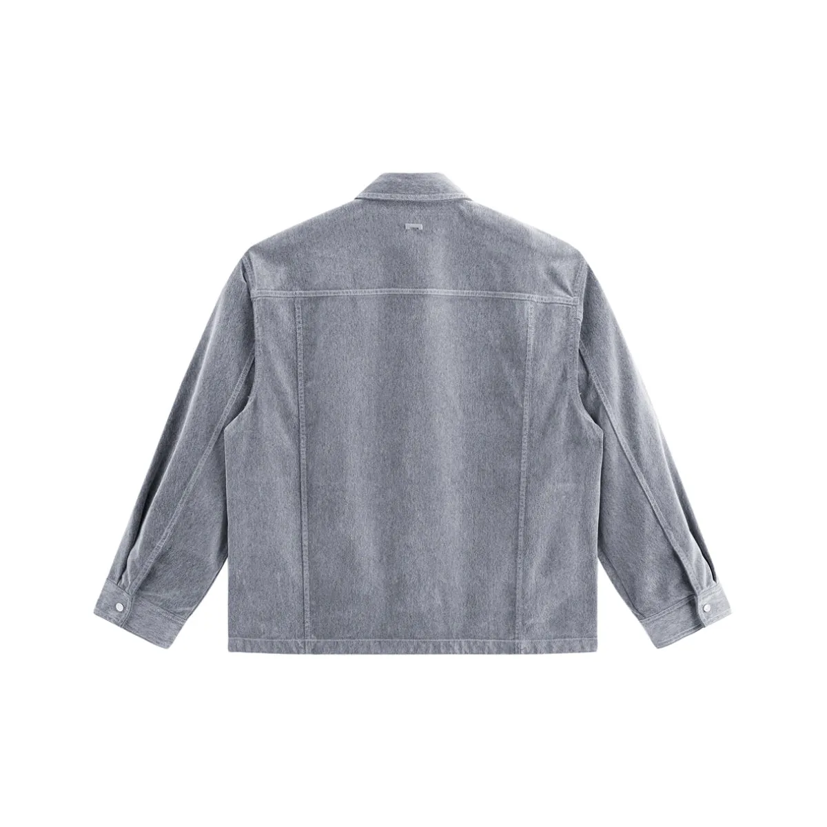 Men's Flocked Denim Jacket sold by PEACEBIRD product image thumbnail 3