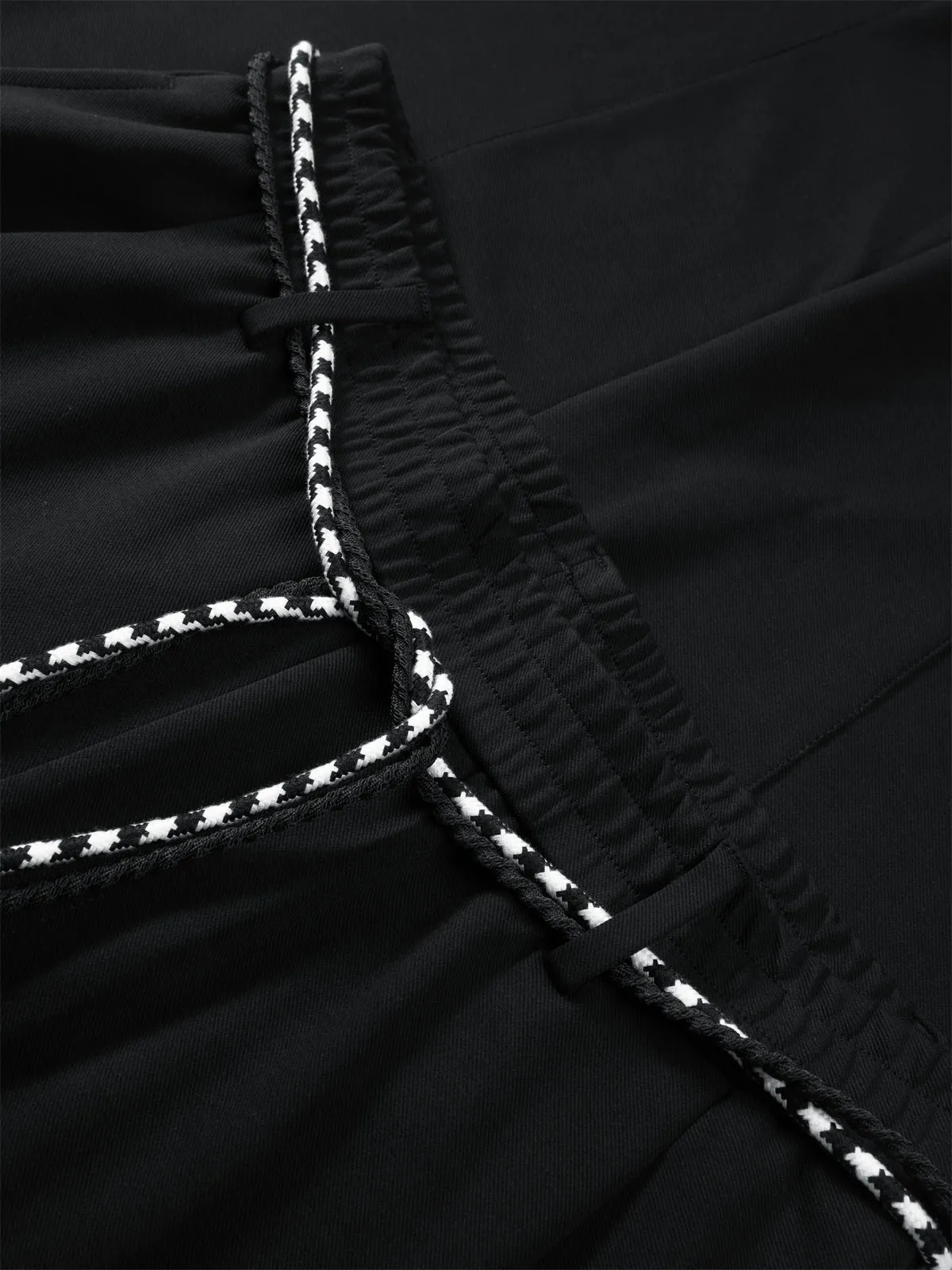 Men's Detachable Drawstring Straight-Leg Pants sold by PEACEBIRD product image thumbnail 4