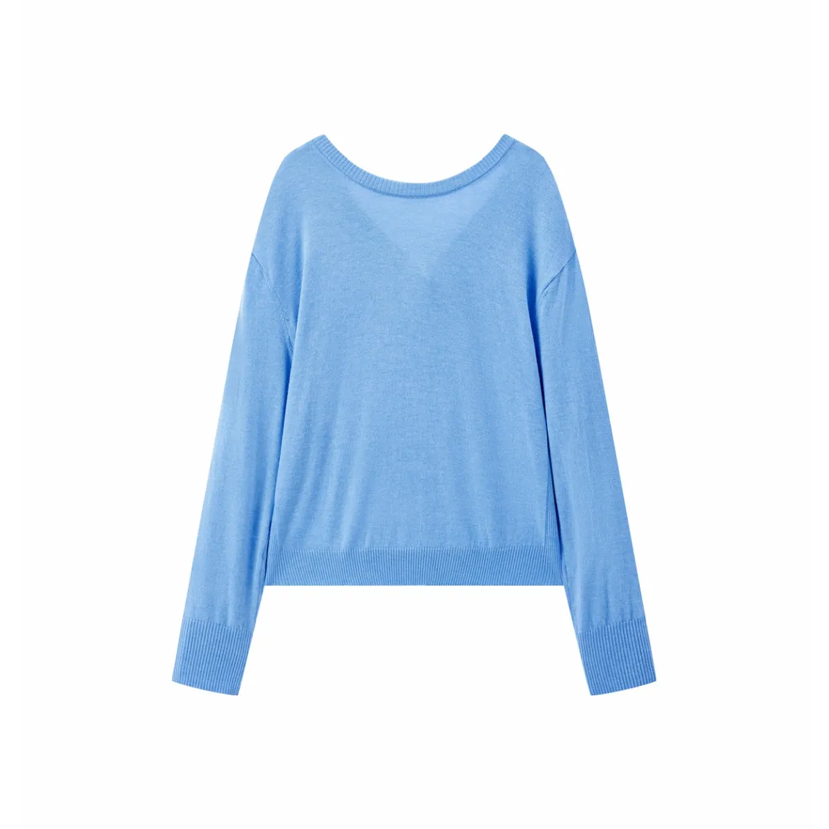 Women's Knit Cardigan with Detachable Cape sold by PEACEBIRD product image thumbnail 4