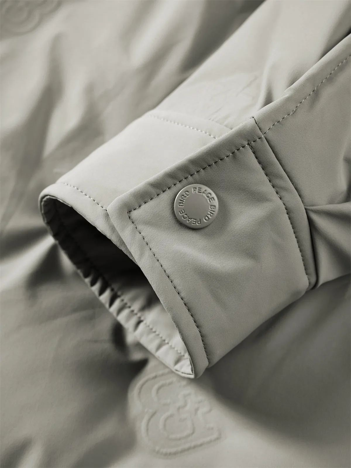 Men's Solid Lightweight Down Shirt Jacket sold by PEACEBIRD product image thumbnail 4