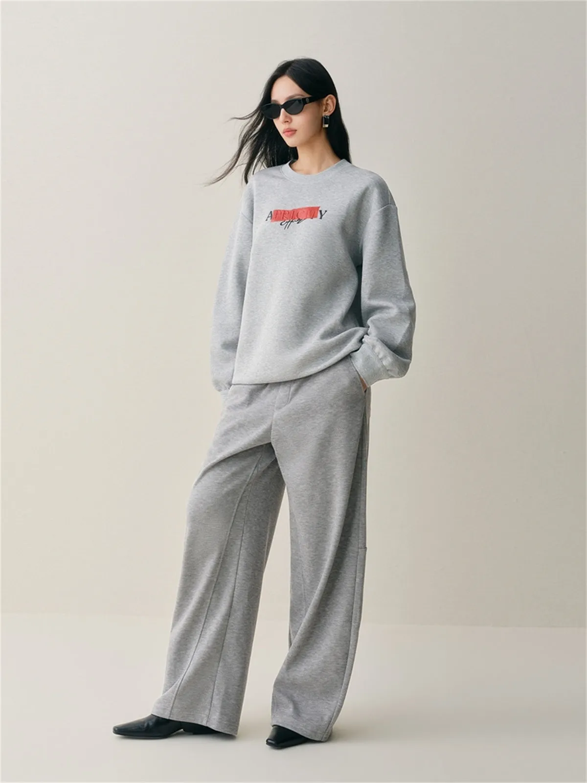 Women's Drawstring Waist Oversized Barrel Pants sold by PEACEBIRD product image thumbnail 5