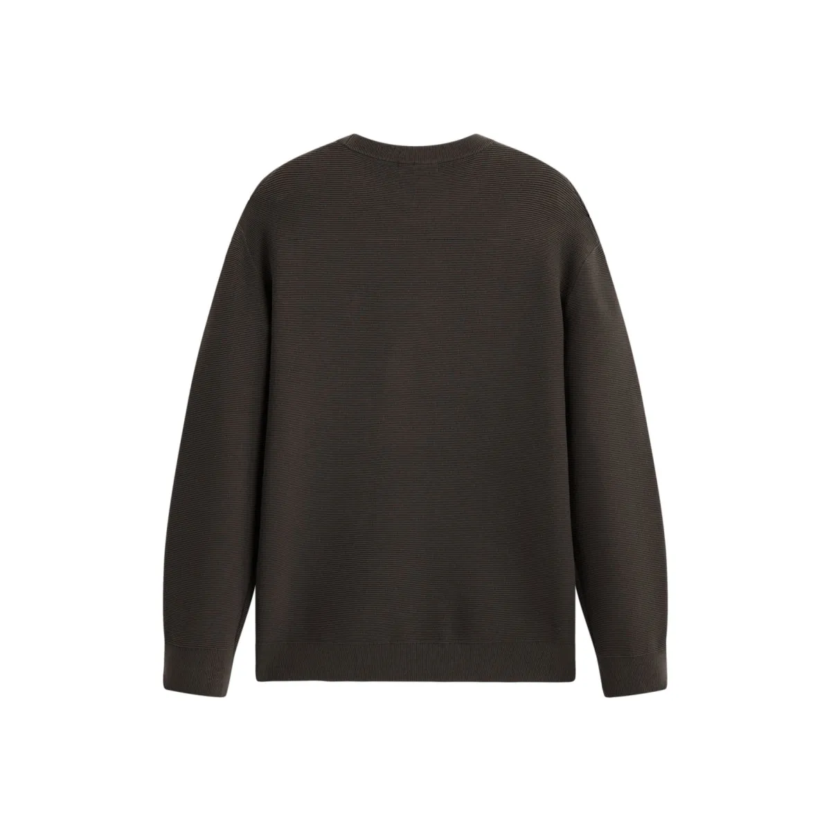 Men's Solid Knit Sweater with PU Pocket sold by PEACEBIRD product image thumbnail 3