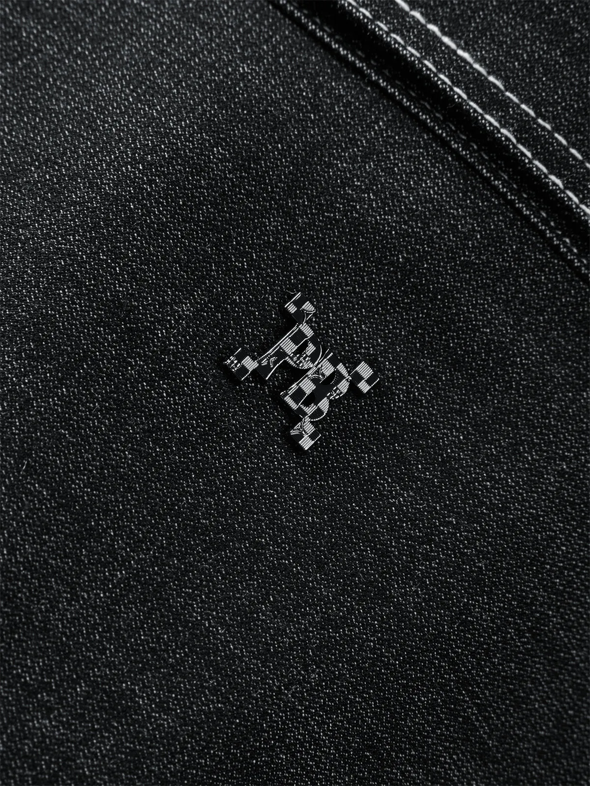 Men's Relaxed Contrast-Stitch Shirt sold by PEACEBIRD product image thumbnail 5