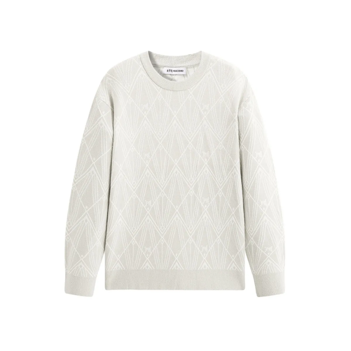 Men's Argyle Jacquard Chenille Knit Sweater sold by PEACEBIRD