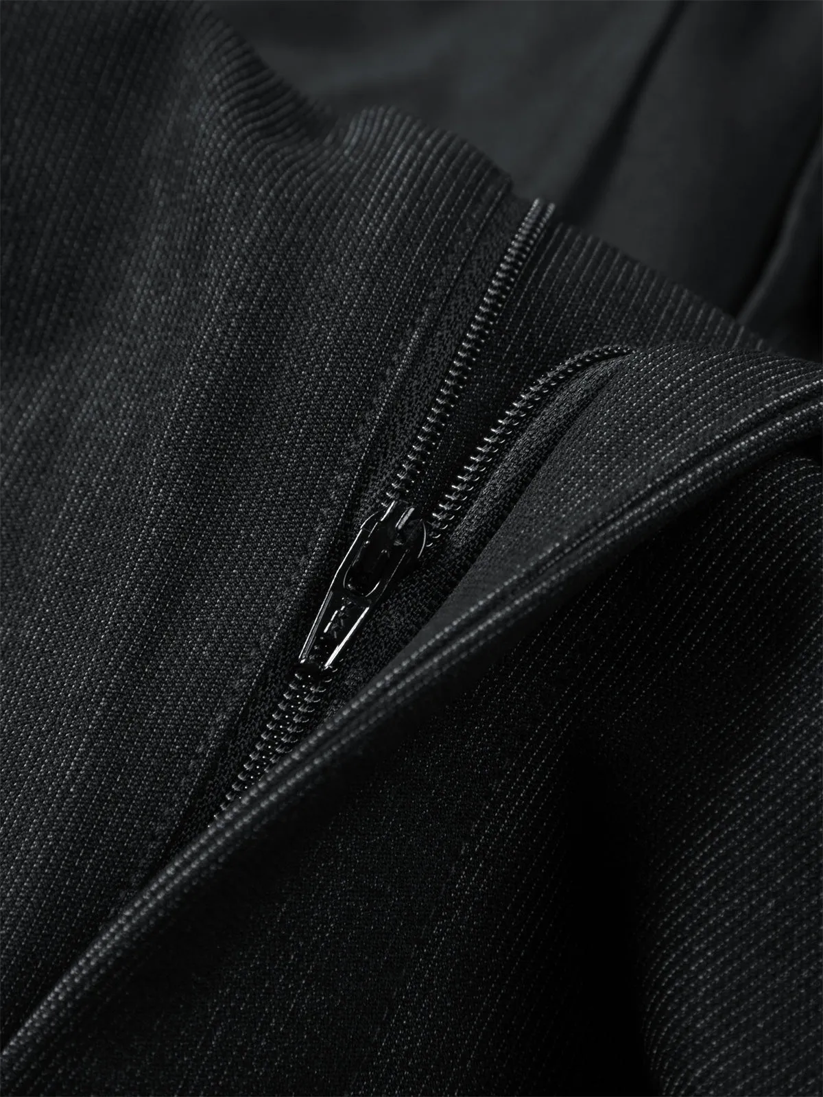 Men's Textured Straight-Leg Trousers sold by PEACEBIRD product image thumbnail 5