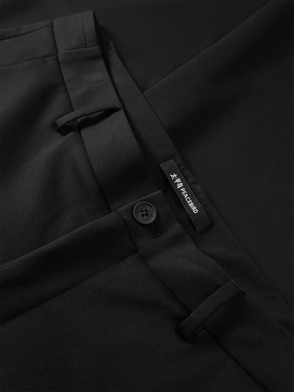 Men's Slim Textured Tapered Pants sold by PEACEBIRD product image thumbnail 4