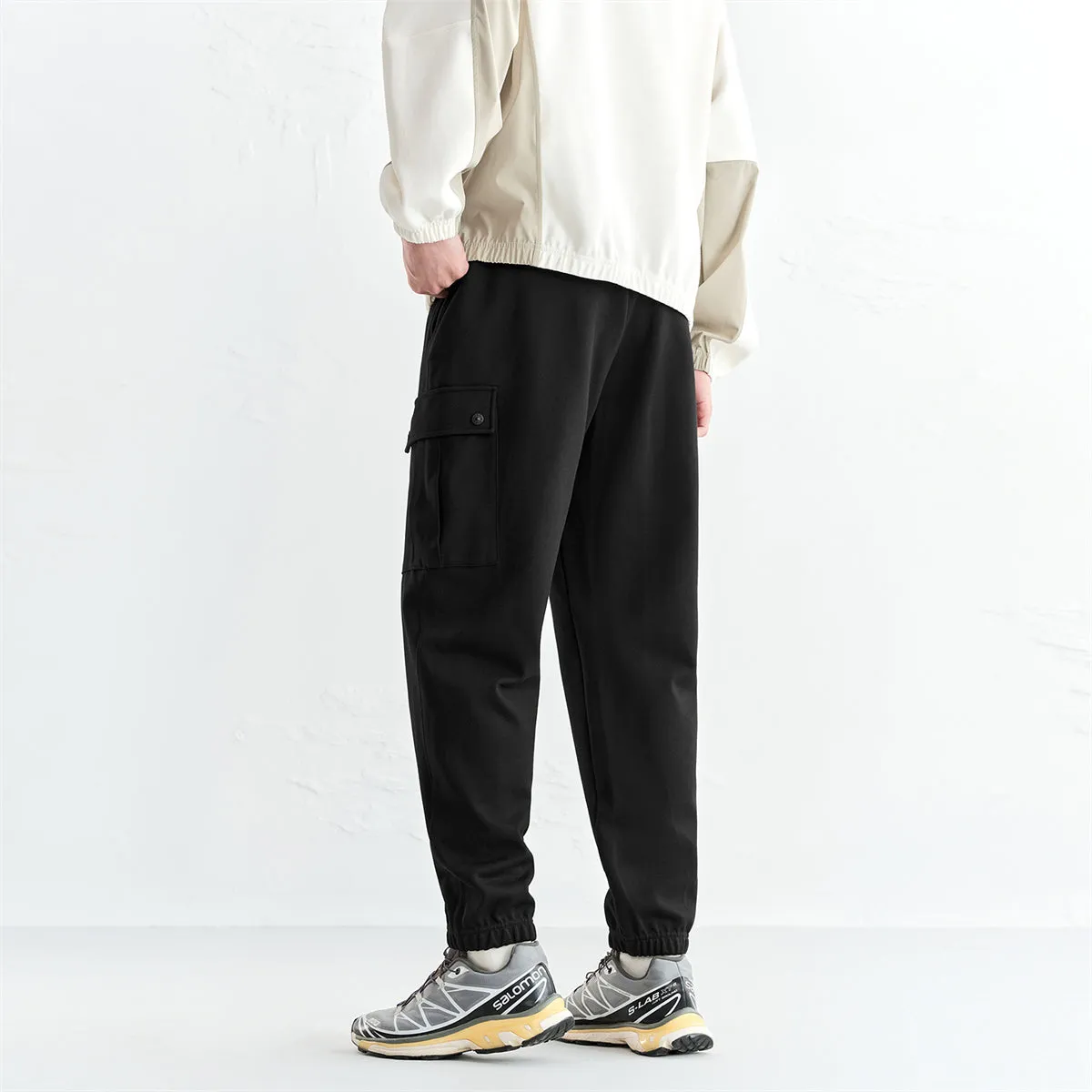 Men's Heat-Retaining Cargo Jogger Pants sold by PEACEBIRD product image thumbnail 3
