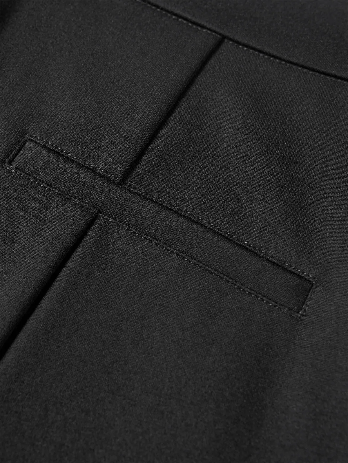 Women's High-Waist Slight-Flare Knit Pants sold by PEACEBIRD product image thumbnail 5