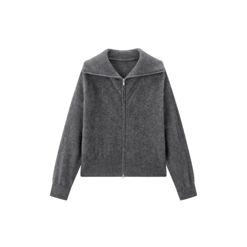 Women's Yak Wool Knit Cardigan sold by PEACEBIRD