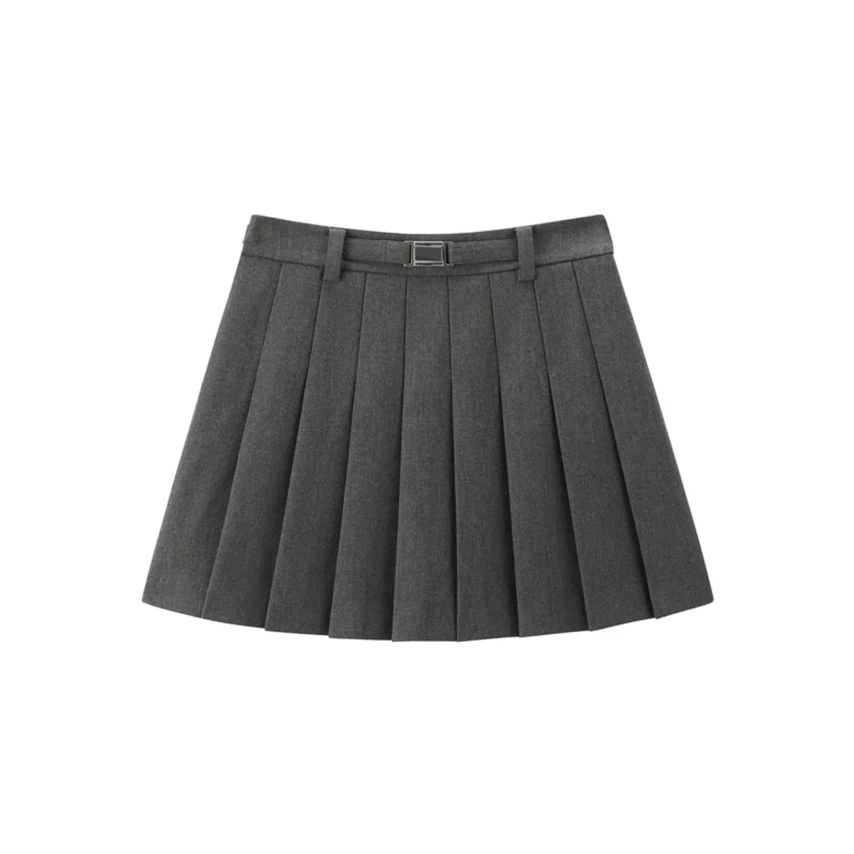 Women's Wool-Blend Pleated Short Skirt sold by PEACEBIRD