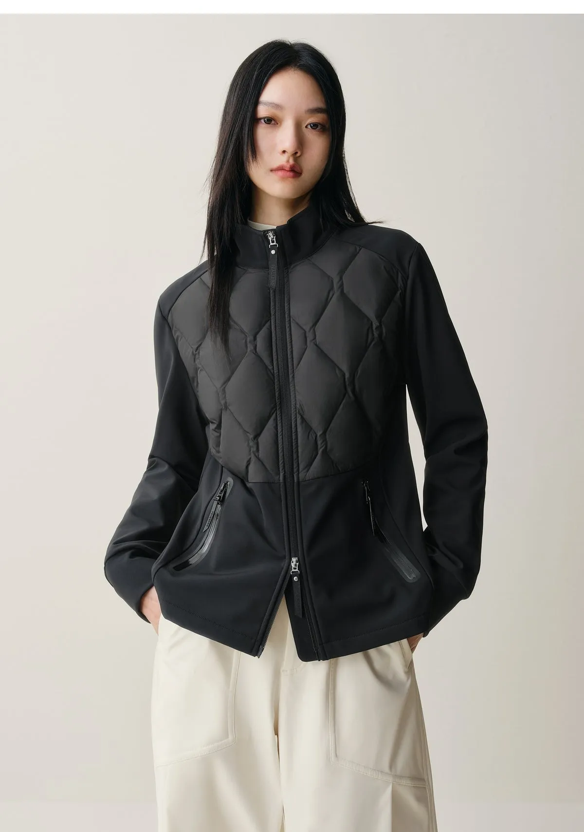 Women's 3-in-1 Slim-Fit Down Jacket sold by PEACEBIRD product image thumbnail 3
