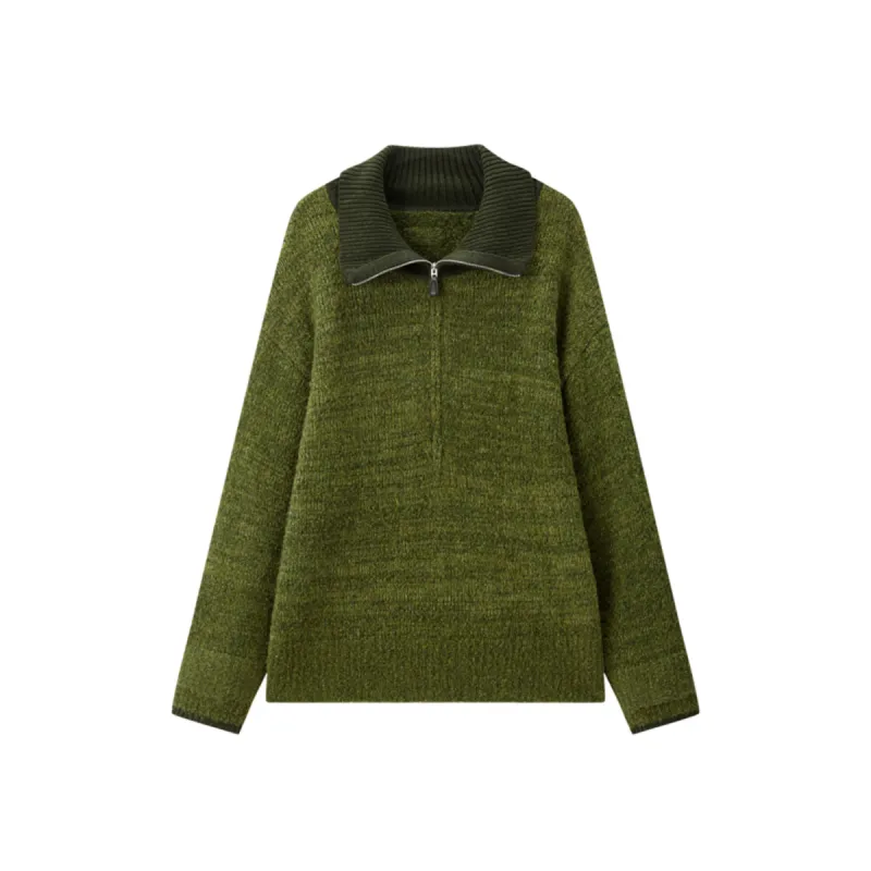 Women's Oversized Textured Knit Sweater sold by PEACEBIRD