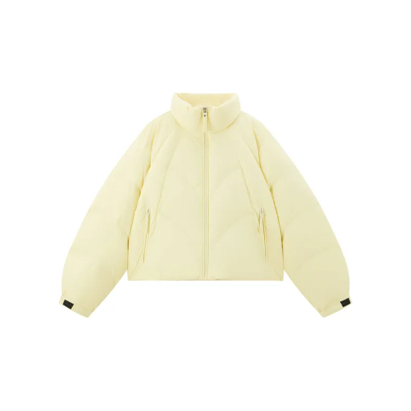 Women's Short Oversized Quilted Down Jacket sold by PEACEBIRD