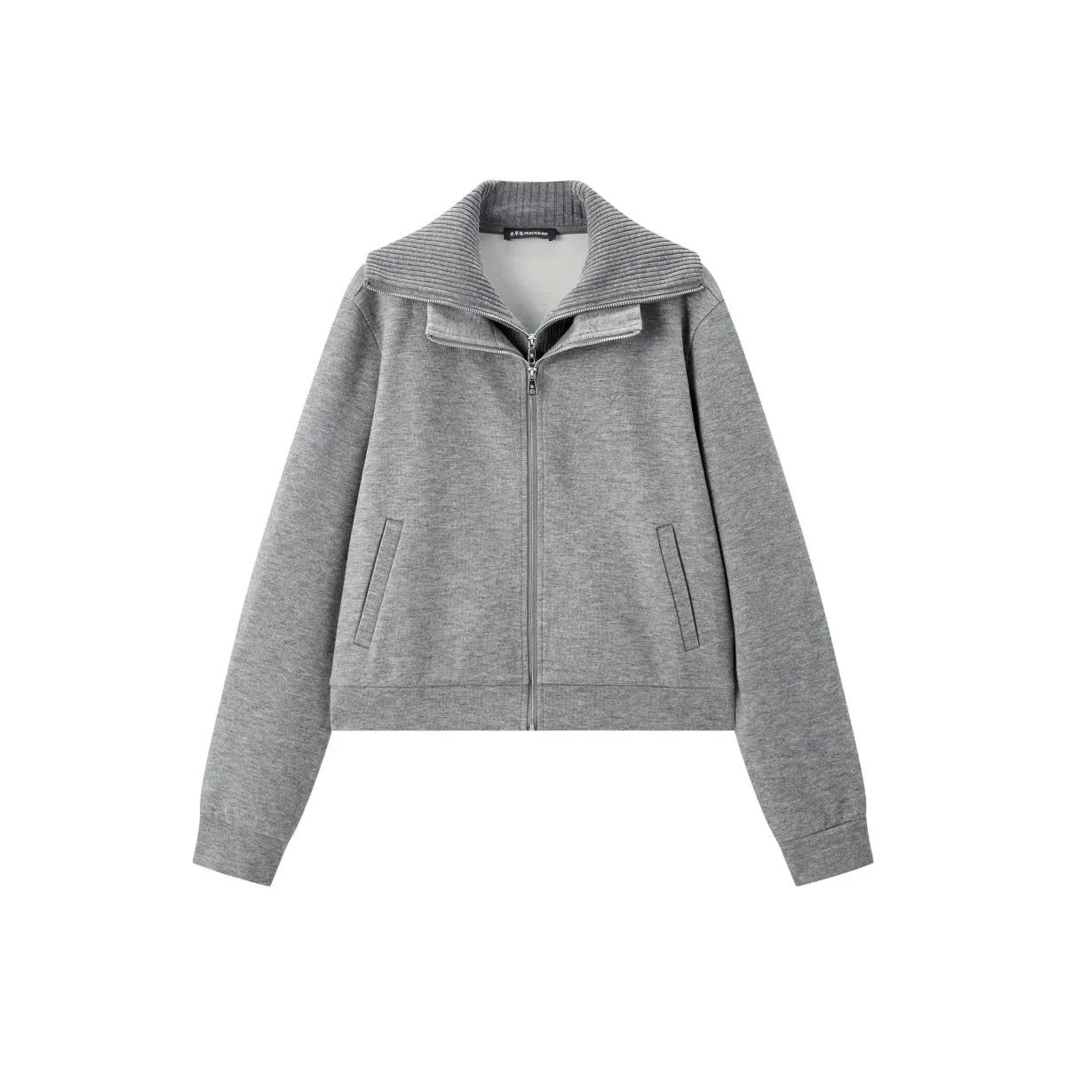 Women's Layered-Look Short Sweatshirt sold by PEACEBIRD