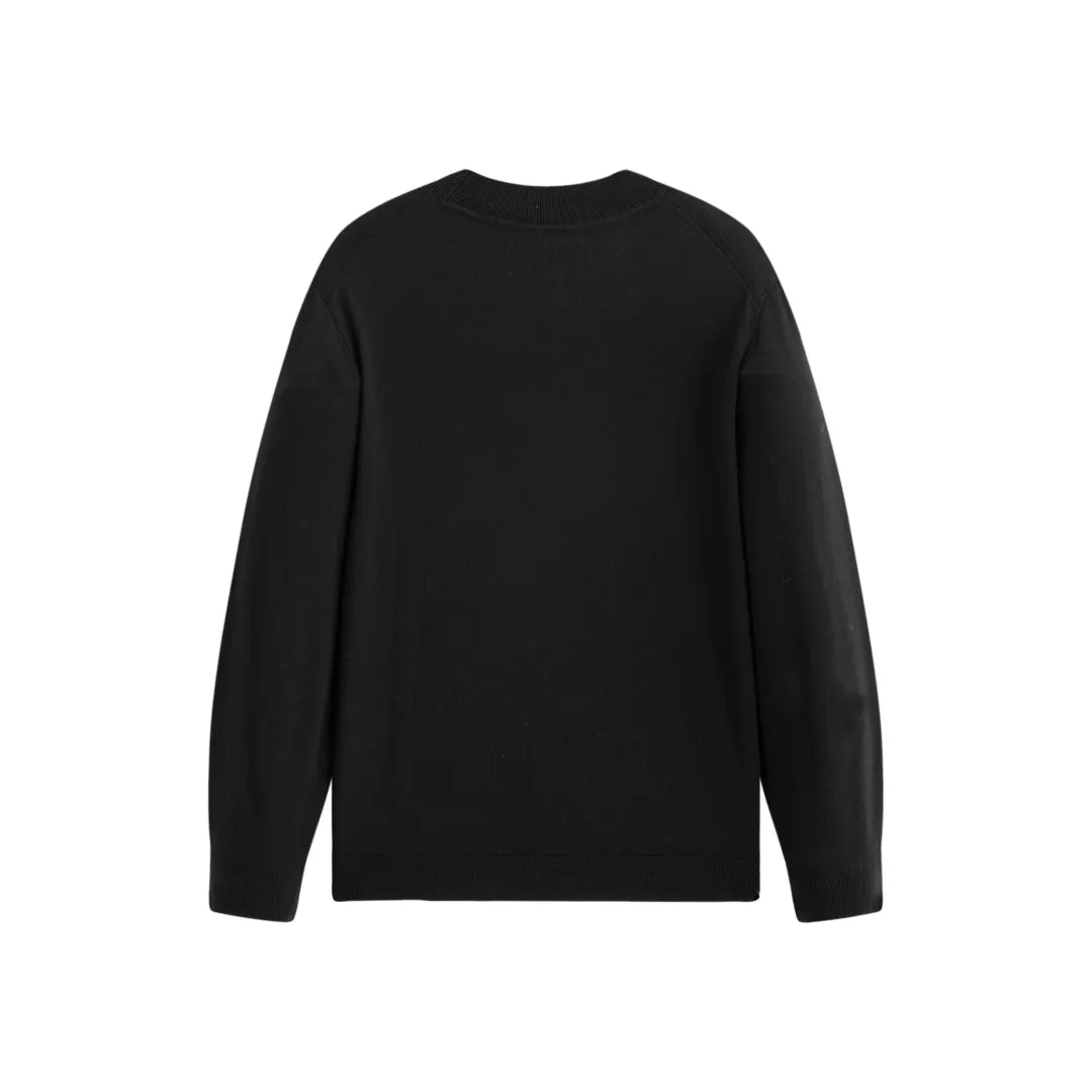 Men's Pure Wool Mock-Neck Sweater sold by PEACEBIRD product image thumbnail 5