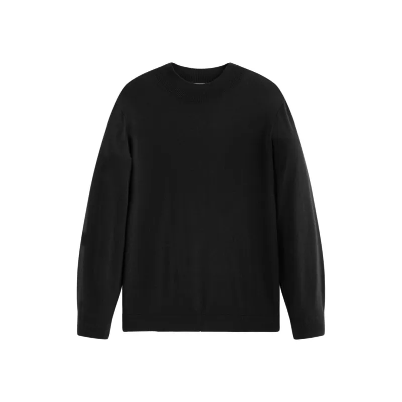 Men's Pure Wool Mock-Neck Sweater sold by PEACEBIRD