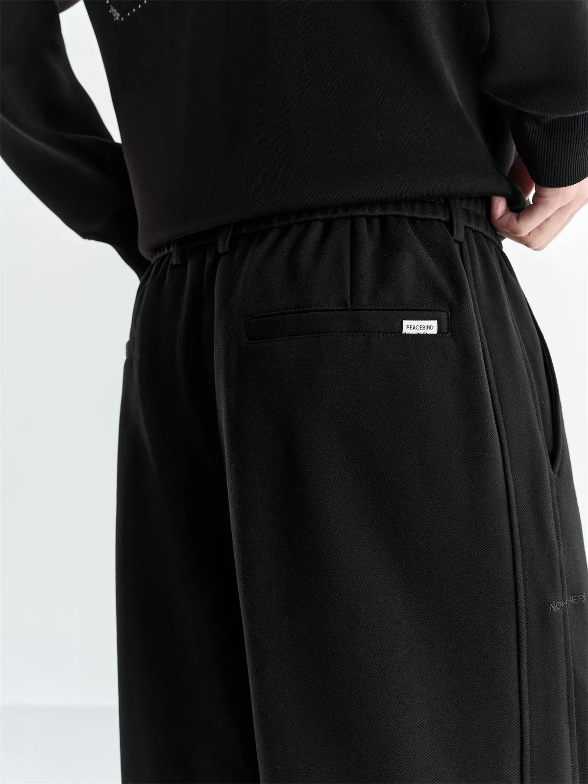 Men's Thermal Straight-Leg Casual Pants sold by PEACEBIRD product image thumbnail 4