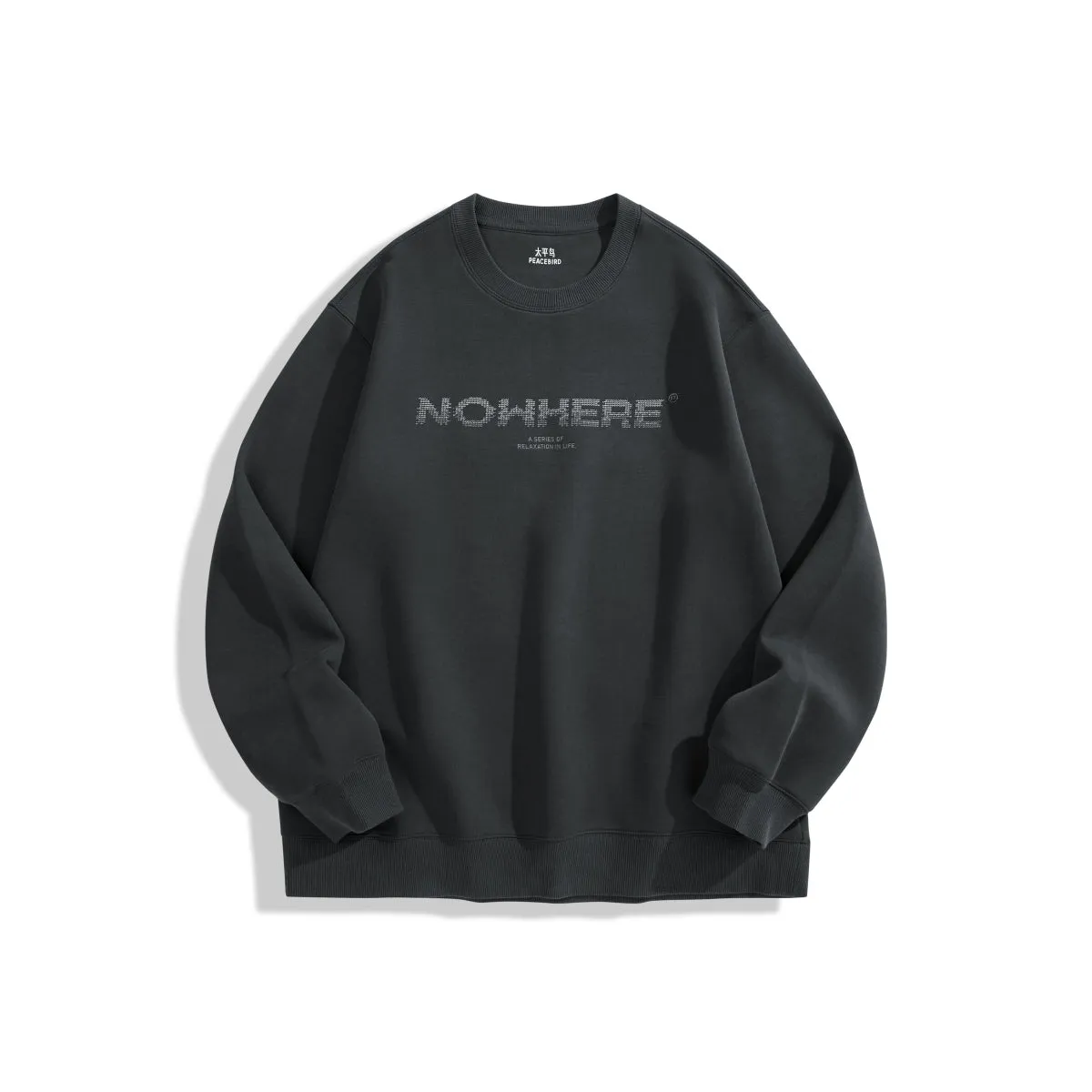 Men's Graphic Embroidered Crewneck Sweatshirt sold by PEACEBIRD