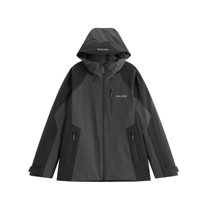 Men's Outdoor Contrast Hooded Jacket sold by PEACEBIRD