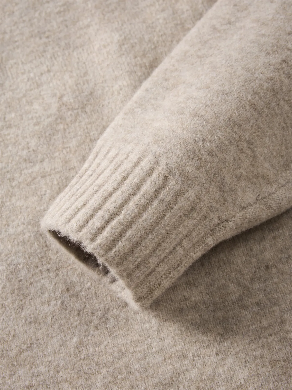 Men's Solid Raglan-Sleeve Sweater sold by PEACEBIRD product image thumbnail 5