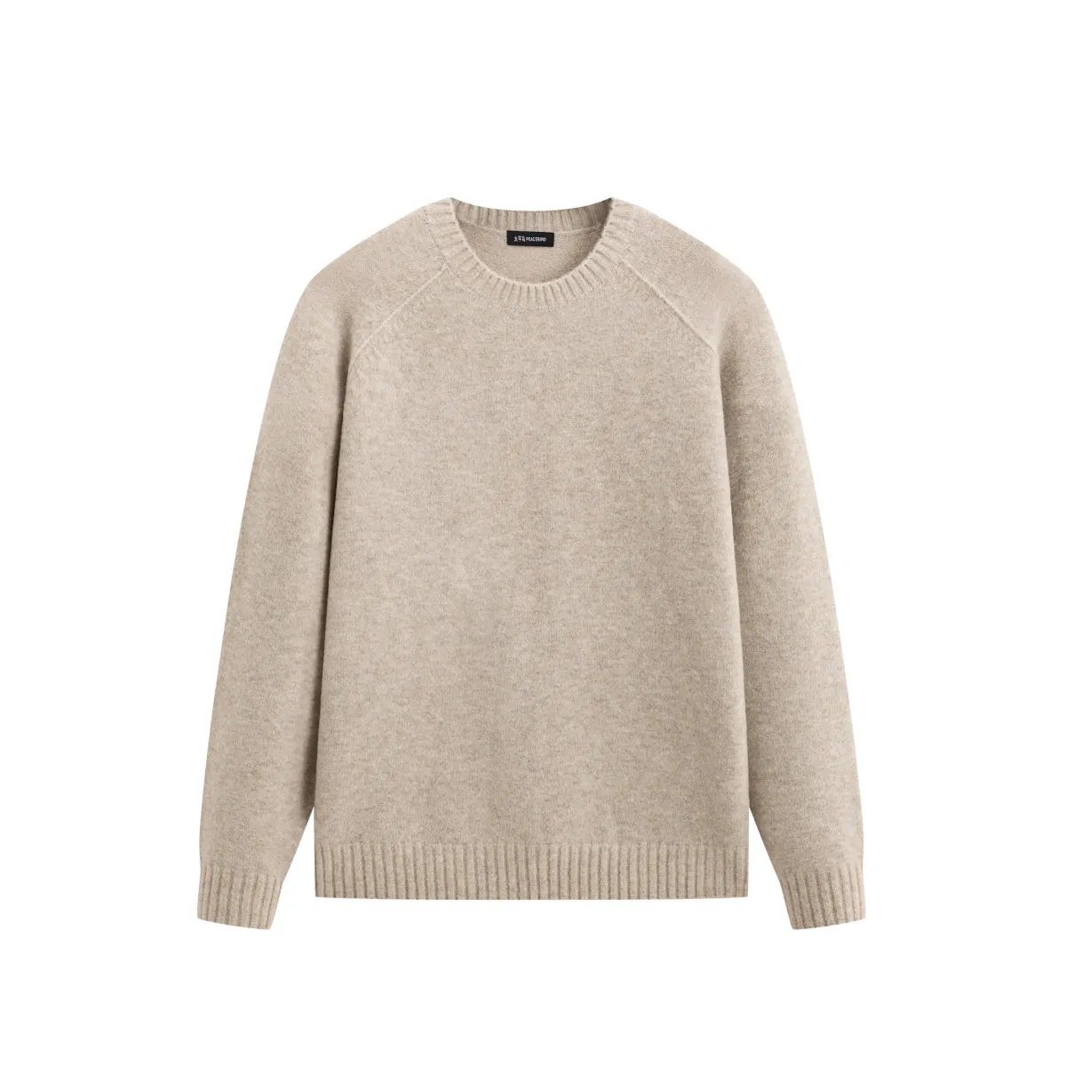 Men's Solid Raglan-Sleeve Sweater sold by PEACEBIRD