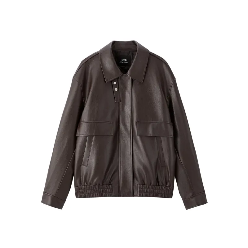 Women's Oversized Padded PU Jacket sold by PEACEBIRD