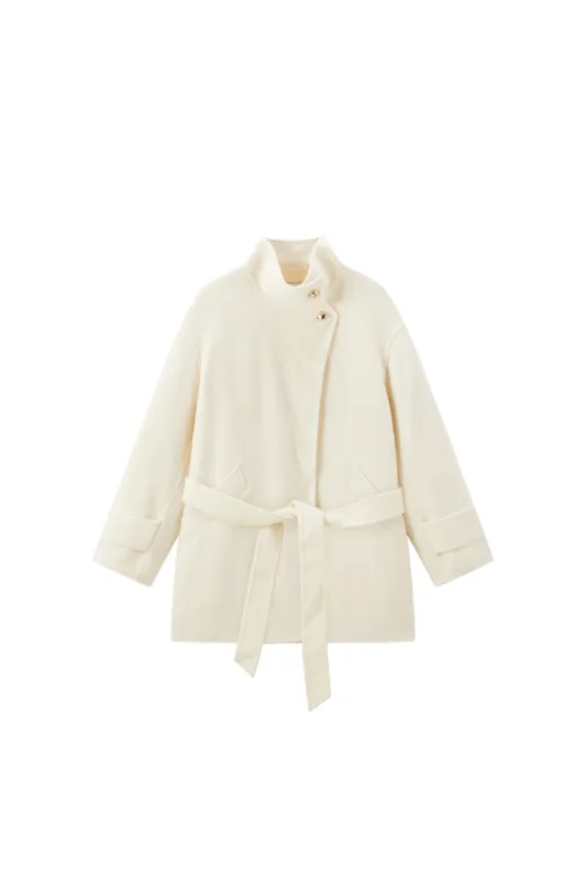 Women's Double-Face Wool Robe Coat sold by PEACEBIRD
