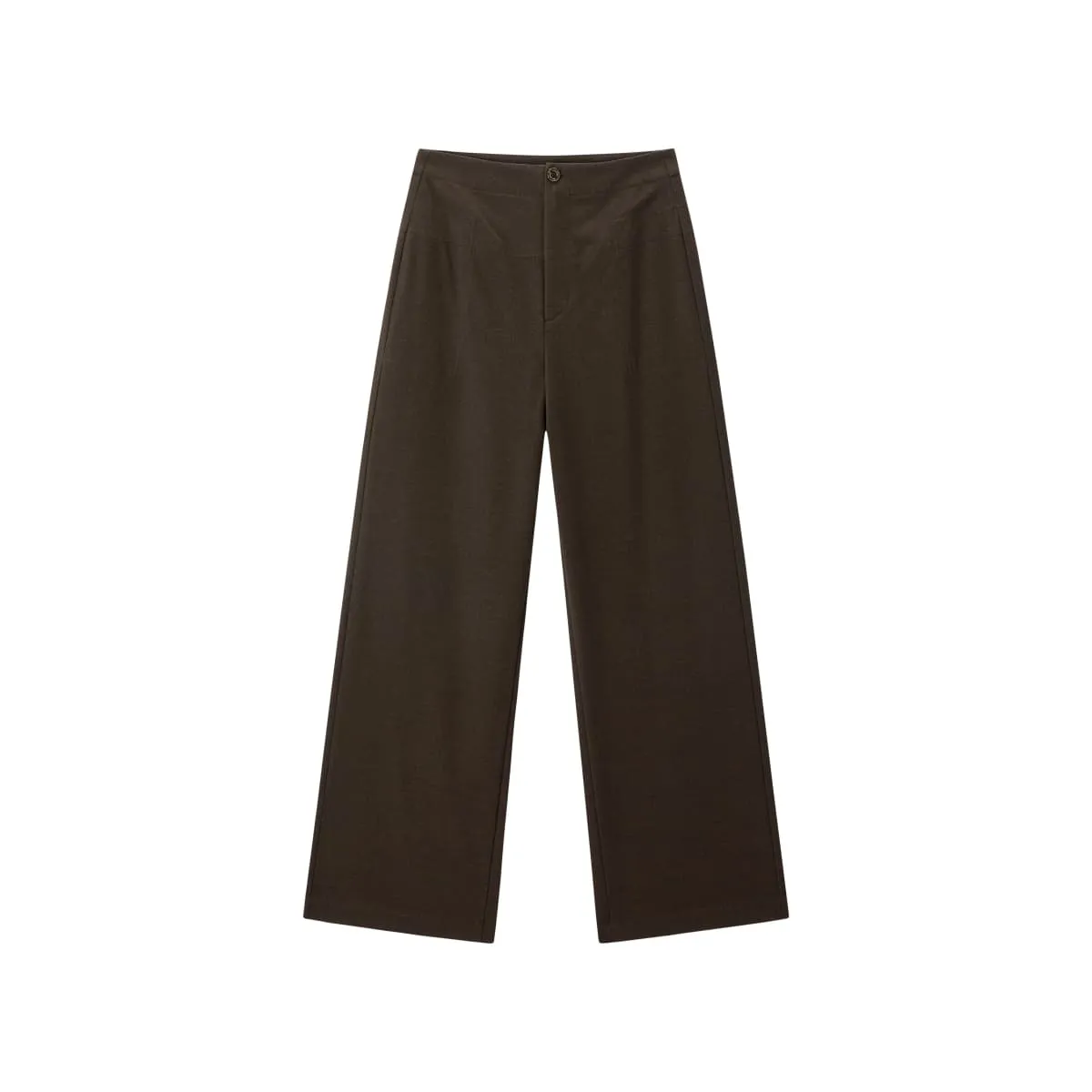 Women's High-Waist Brushed Wide-Leg Pants sold by PEACEBIRD