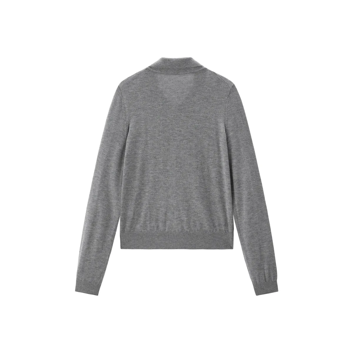 Women's Ruffled Cable-Knit Cardigan sold by PEACEBIRD product image thumbnail 3