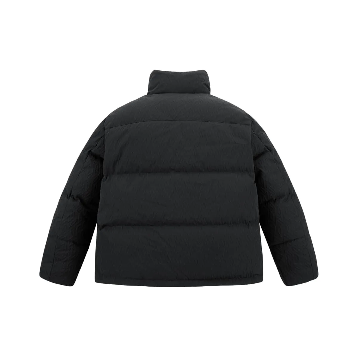 Men's Textured Jacquard Stand-Collar Down Jacket sold by PEACEBIRD product image thumbnail 3