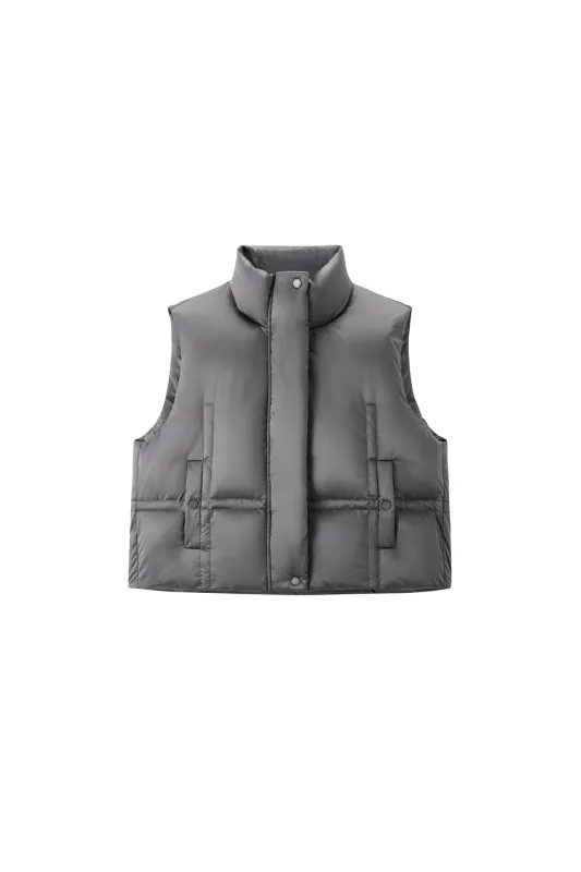 Women's Oversized Straight Down Vest sold by PEACEBIRD