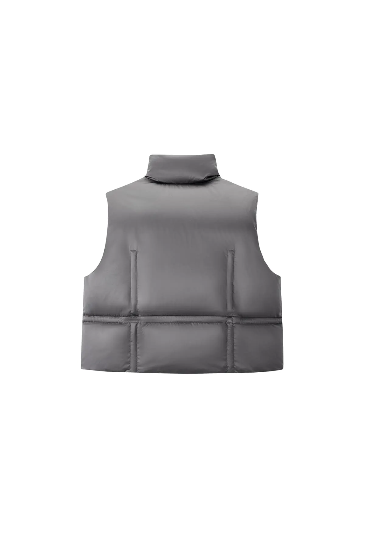 Women's Oversized Straight Down Vest sold by PEACEBIRD product image thumbnail 4