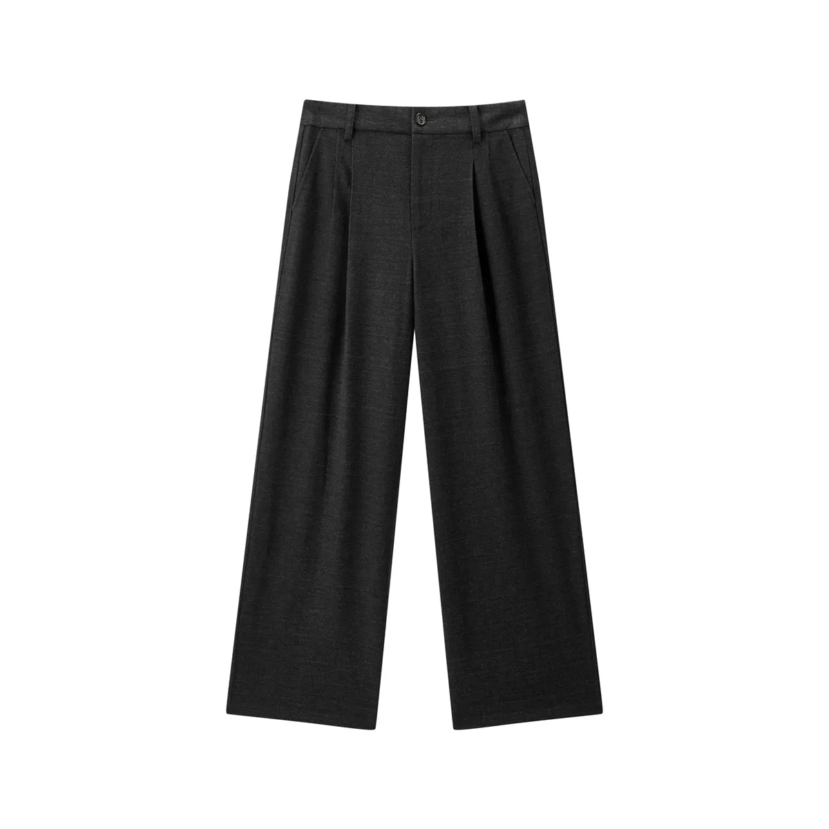 Women's High-Waist Wide-Leg Suit Pants sold by PEACEBIRD product image thumbnail 4