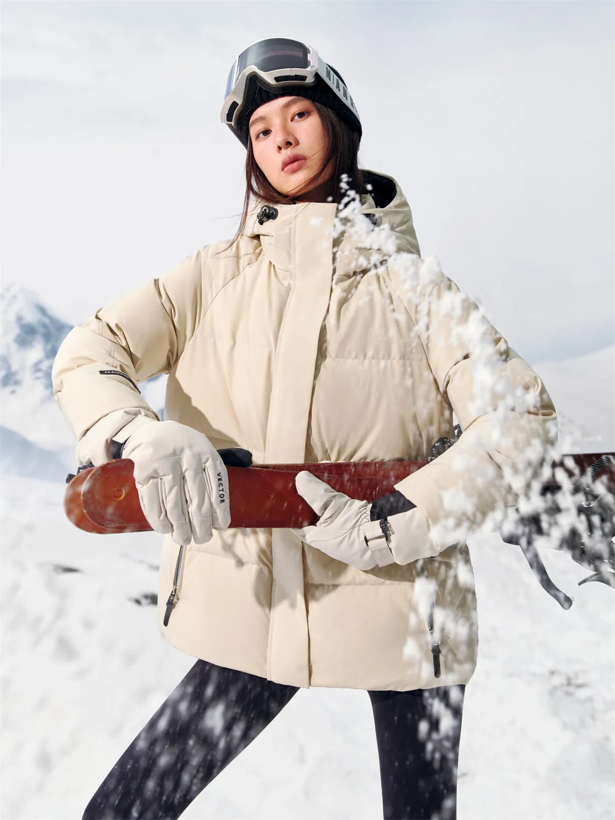 Women's Thermal Triple-Proof Down Jacket sold by PEACEBIRD product image thumbnail 3