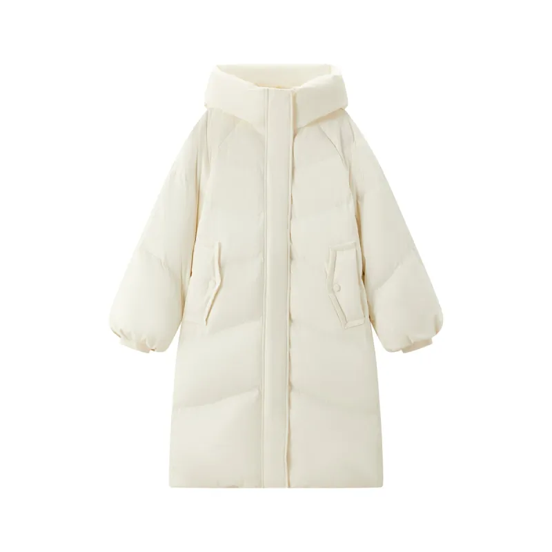 Women's Mid-Length Thermal Down Coat sold by PEACEBIRD