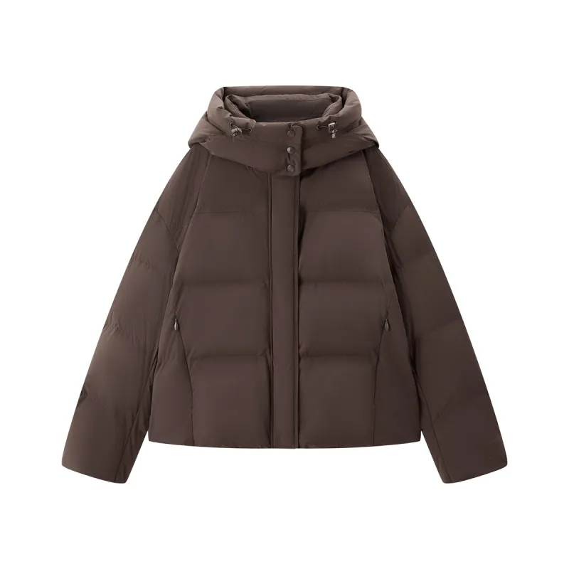 Women's Short Water-Repellent Puffer Jacket sold by PEACEBIRD