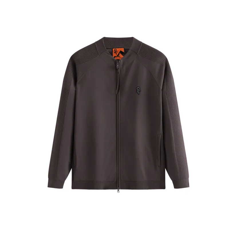 Men's Raglan-Sleeve Jacquard Zip-Up Knit Cardigan sold by PEACEBIRD