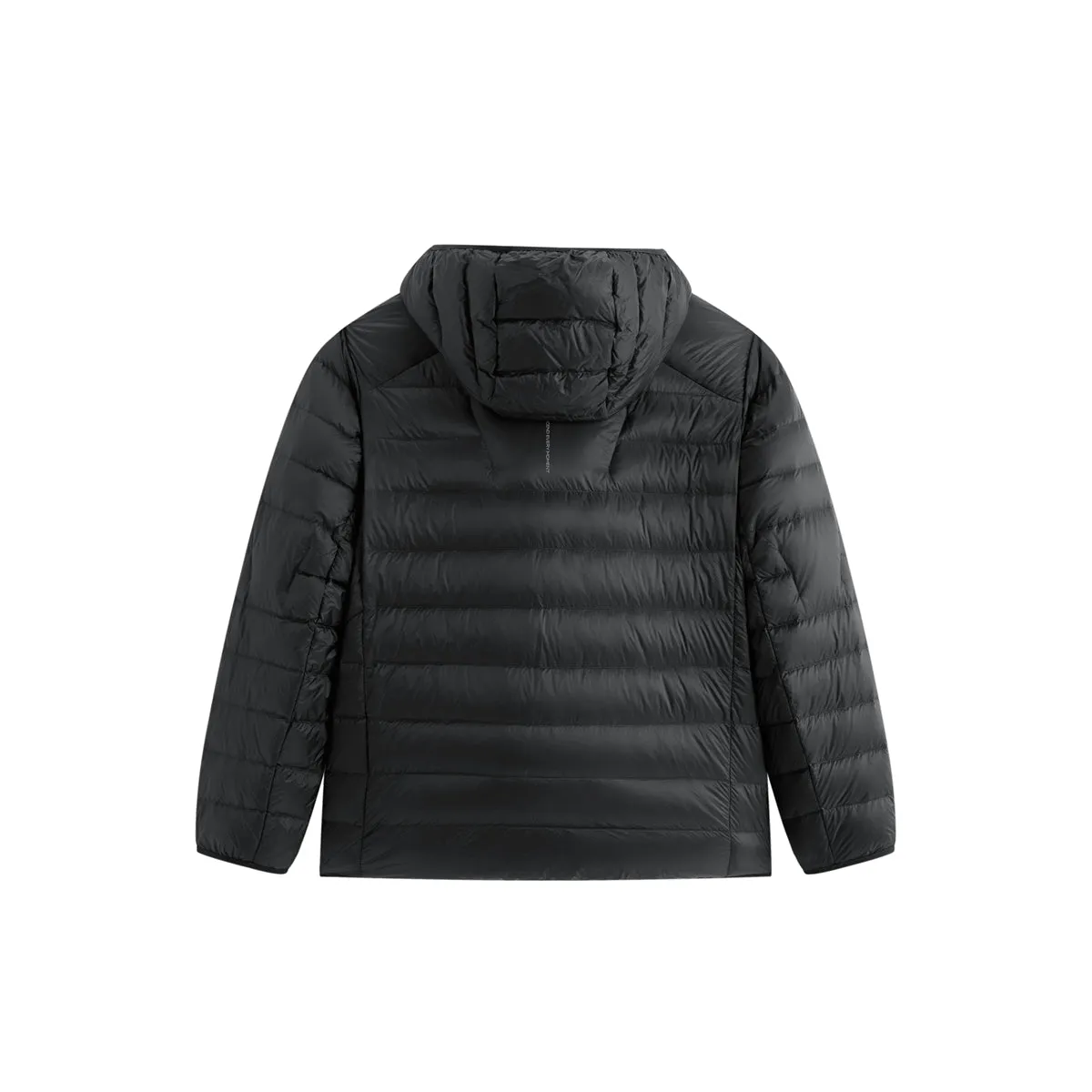 Men's Hooded Goose Down Jacket with Contrast Details sold by PEACEBIRD product image thumbnail 3
