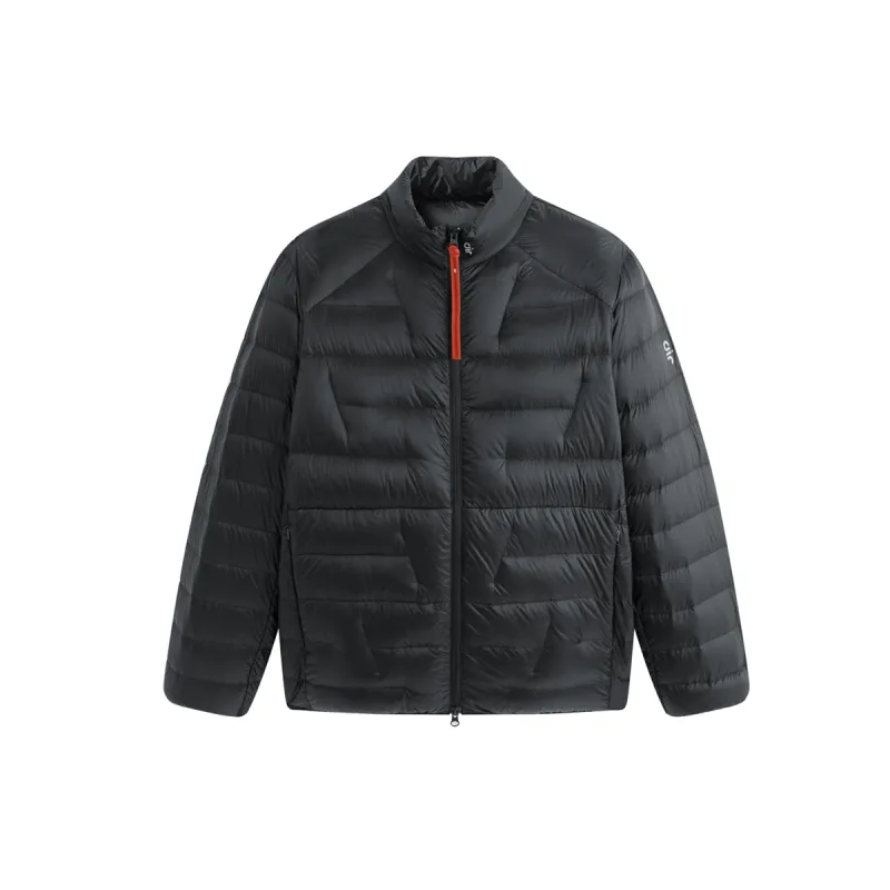 Men's Stand-Collar Goose Down Jacket with Contrast Details sold by PEACEBIRD