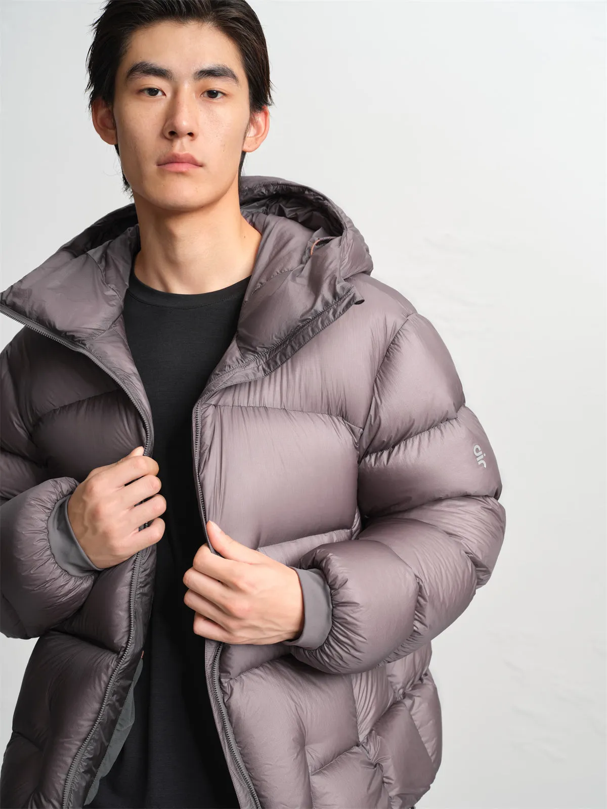 Men's Oversized Thermal Hooded Goose Down Jacket sold by PEACEBIRD product image thumbnail 5