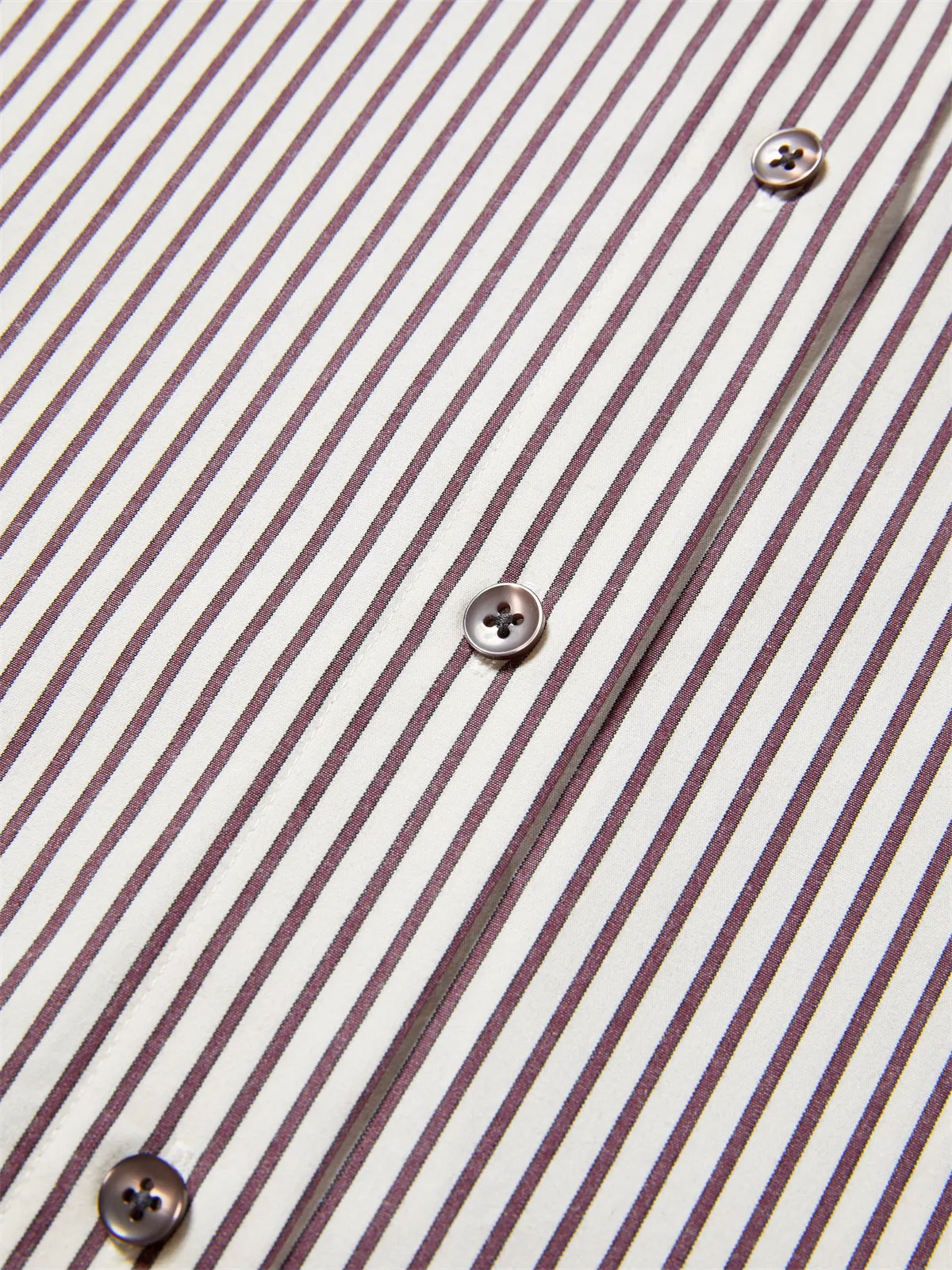 Women's Oversized Striped Long-Sleeve Shirt sold by PEACEBIRD product image thumbnail 5