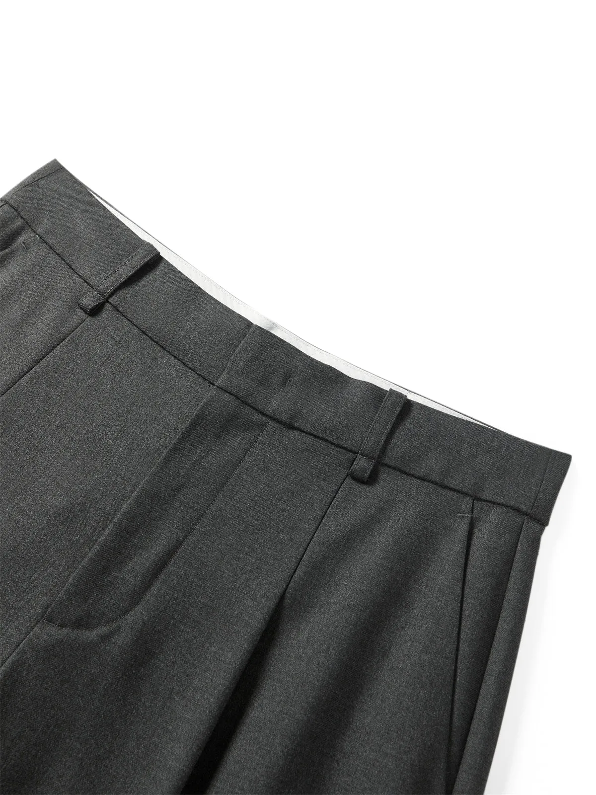 Women's Oversized Suit Pants with Detachable Belt sold by PEACEBIRD product image thumbnail 5